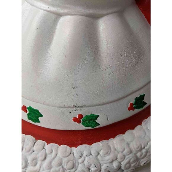 Atlantic Molds Ceramic Santa and Mrs Claus Statue Handmade Figurine to Display i - Picture 5 of 13